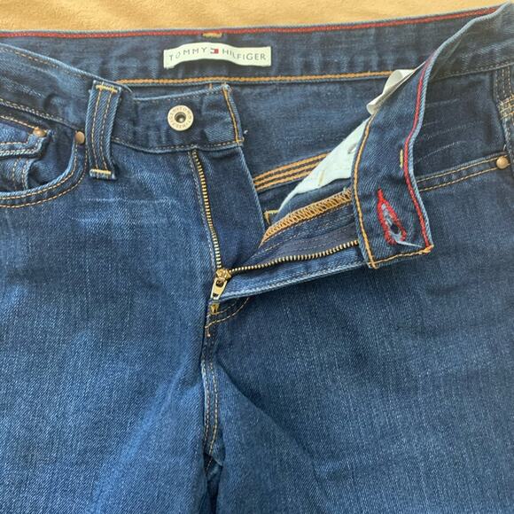 Tommy Hilfiger Size 6 Denim Capris 2000s Y2K - Picture 5 of 11